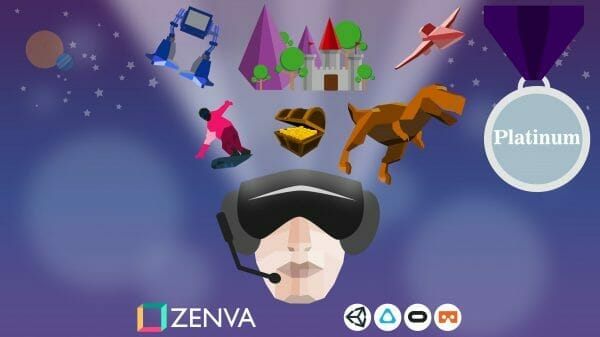 Banner for Zenva's Virtual Reality Mini-Degree